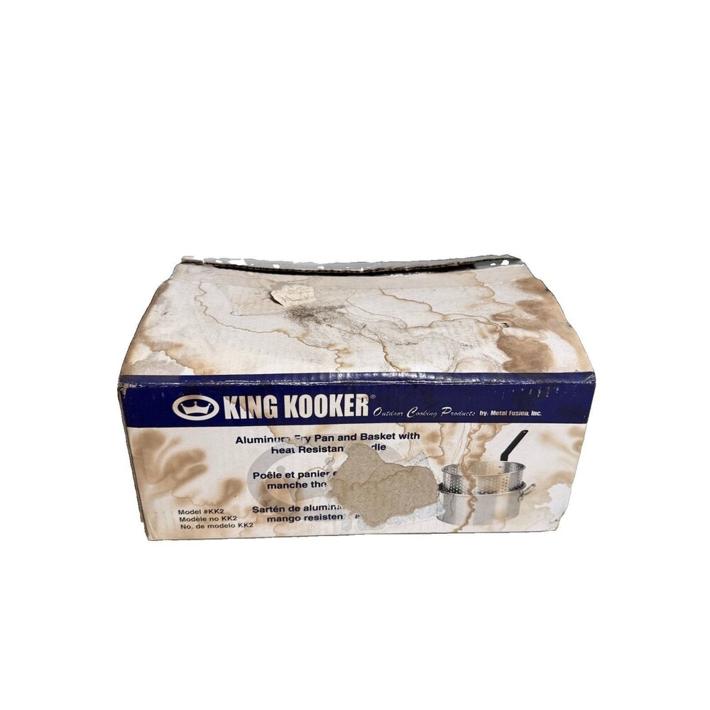 King Kooker KK2 9-Quart Aluminum Fry Pan with Basket Read Description